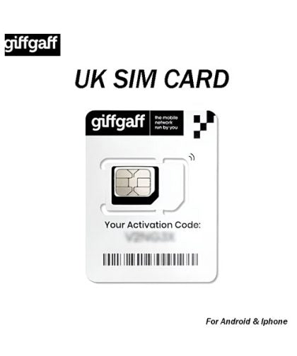 Giffgaff UK Sim For TikTok Live, Otps and Monetization